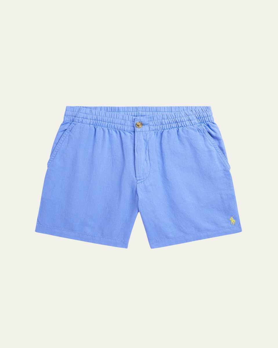 Boy's Pony Embroidered Shorts, Size 8-20